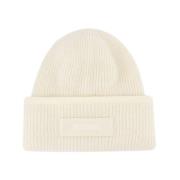 Alpakkaull Beanie - Hvit