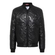 Polstret skinnblouson Deco