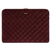 Velvet Quilted MAC Cover Maroon