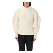 Ballongerme Strikke Chalk Sweater