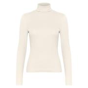 Offwhite Rollneck Top