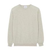 Beige Cashmere Rund Hals Genser