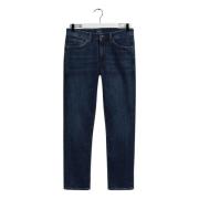 Slim Fit Denim Blå Jeans