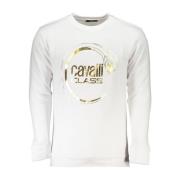 Logo Print Crewneck Sweatshirt Børstet Bomull