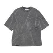 Faded Black Crew Neck T-Shirt