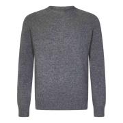 Grå Merinoull Crewneck Sweater