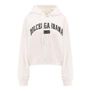 Logo Print Rib-Coté Sweatshirt