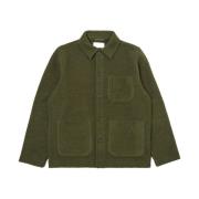 Oliven Field Jacket - Klassisk Stil