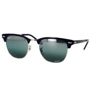 Klassiske Clubmaster Metal Solbriller Polarized