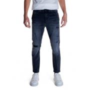 Cropped Jeans Samling Bomull Elastan