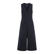 Tokyo Twill Jumpsuit Svart/Ivory Stitch