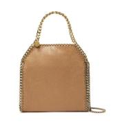 Pecan Brown Falabella Mini Tote Bag