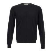 Merinoull Crew Neck Genser Svart