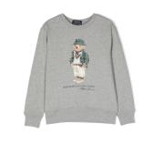 Grå Barn Crew-Neck Sweatshirt