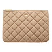 Velvet Quilted Liten Pung Sparkled Champagne