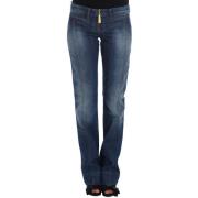 Chic Boot Cut Blue Denim Jeans