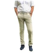 Slim Fit Fløyel Bomull Chino Bukser