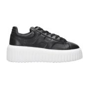 Sort Nappa Ikoniske Sneakers