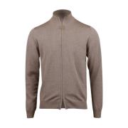 Merino Wool Zip Cardigan