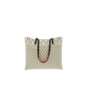 Inro Shopping Bag med Jacquard Detaljer