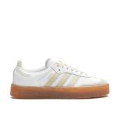 Beige/Hvit/Gummi Samba Stil Sneakers