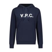 Logo Print Hoodie Stilig Komfort