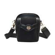 Svart Cleo City Bag med Frontlomme