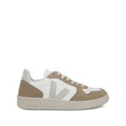 Hvit Naturlig Sahara V-10 Sneakers