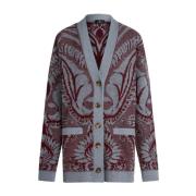 Strikket Cardigan Multi-Farge Stilig