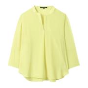 Lime Silke Tunika Bluse