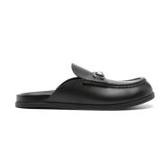 Sort Horsebit Mules Slip-On Stil