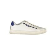 Hvit Polyester Sneaker med Lisser