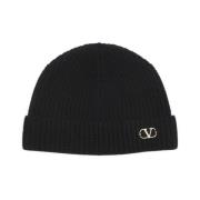 Svart Beanie Lue