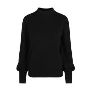 Myk Strikket Pullover Genser