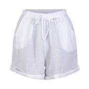 Avslappede Lin Sommer Shorts