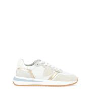 Tropez 2.1 Mondial Sneaker i hvitt med platina detaljer