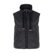 Svart Puffer Vest