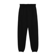 Svart Lounge Logo Sweatpants