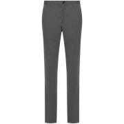 Slim Fit Ullblanding Melange Bukser