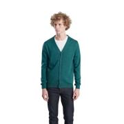 Grønn Merinoull Cardigan