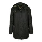 Midlengde Fishtail Parka Jakke