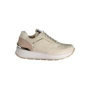 Beige Sneaker med Kontrastdetaljer