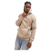 Beige Fullstop Hoodie Herre