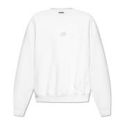 Sweatshirt med trykt logo