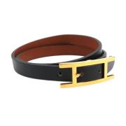 Pre-owned Leather belts