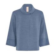 Ull Cape Cardigan Indigo