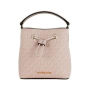 Mørk pudderblush bøtte crossbody veske