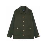 Kashmir Luca Jakke Elegant Army Stil