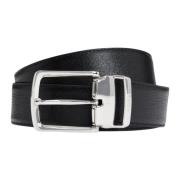 Reversibelt Svart Belte Tilbehør