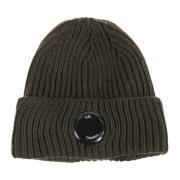 Grønn Merinoull Beanie Lue Aw24